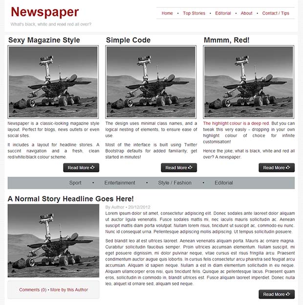 45+ Best Premium News Website Templates | Free & Premium Templates