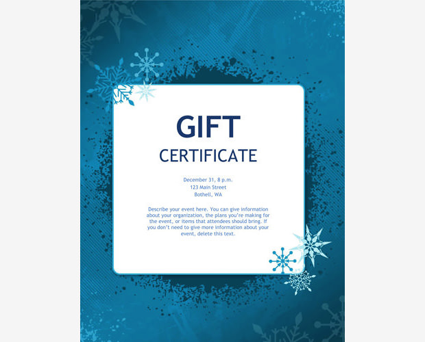 13+ Premium Gift Certificate Free Templates