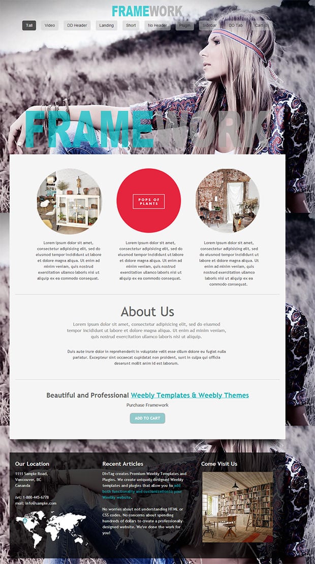 27+ Free Weebly Themes & Templates