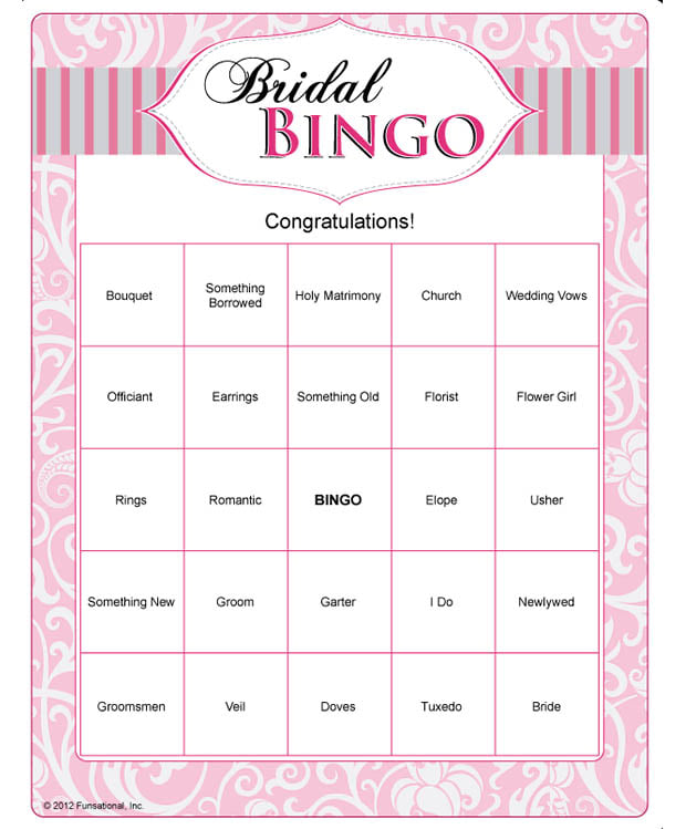 in class bingo template