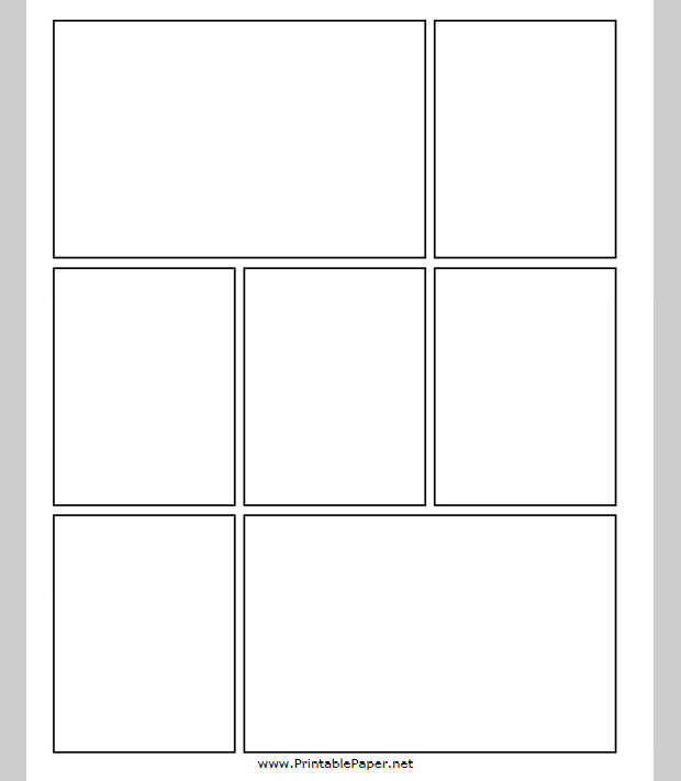 6+ Best Print These Comic Strip Templates