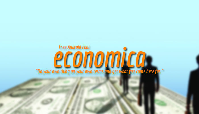 economica free android font