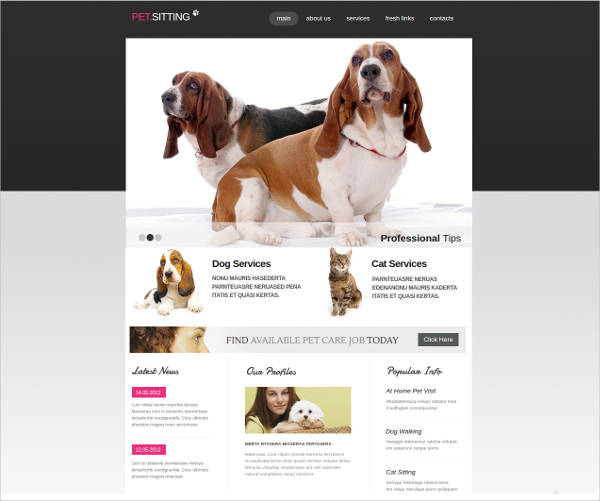 pet-sitting-website-template