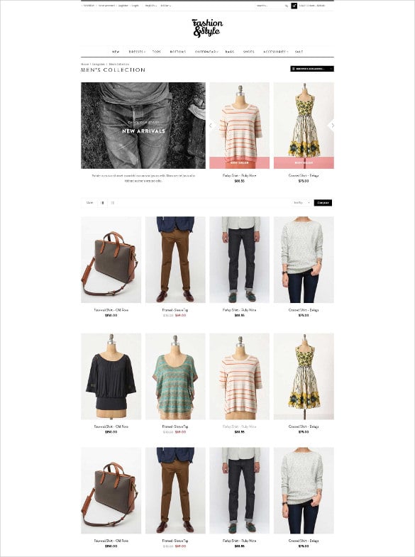 fashion designer website template