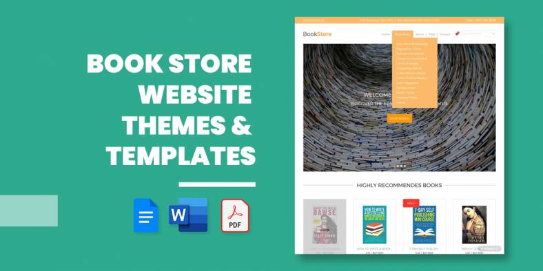 15+ Book Store Website Themes & Templates