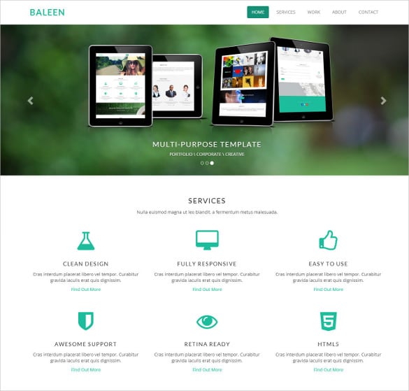 bootstrap one page parallax template