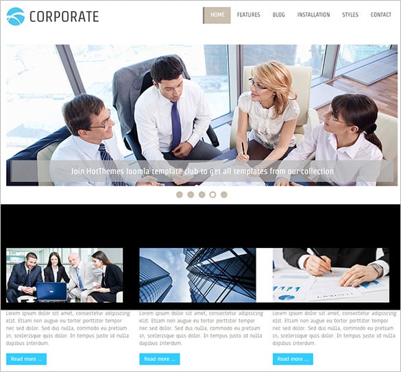 corporate business theme