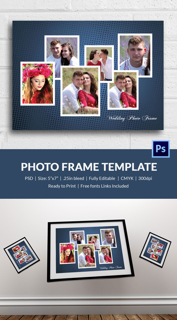 Photo Frame Template - 32+ Free Printable, JPG, PSD, ESI, Indesign