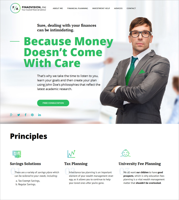 responsive financial advisor wordpress theme 75