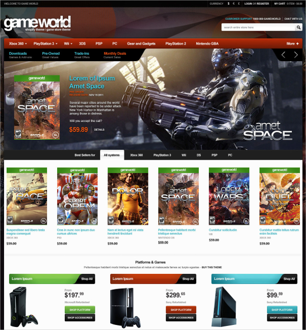 GameUniverse | Game Store Shopify Theme