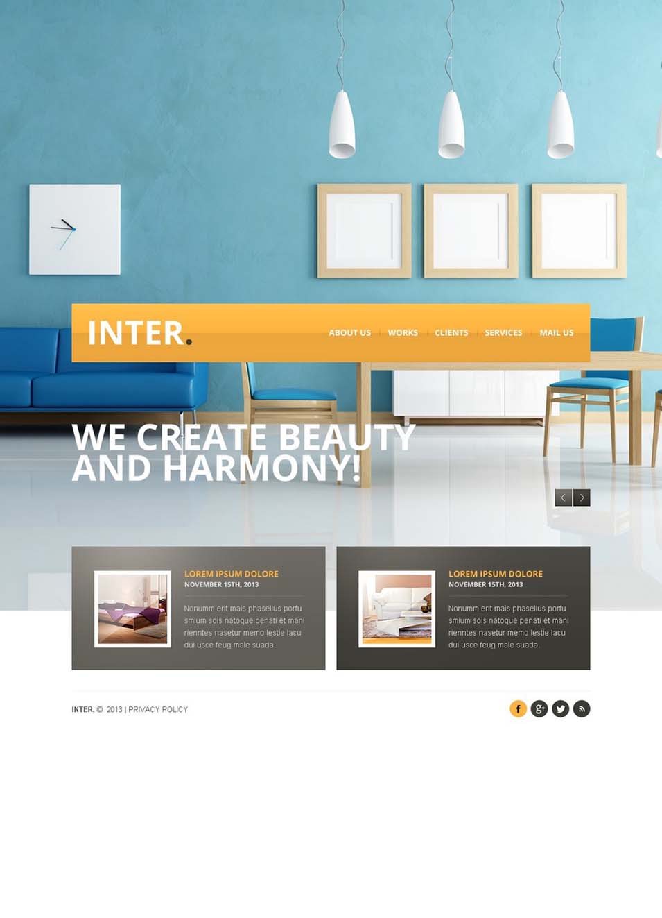 38+ Interior Design site Templates Free & Premium Templates