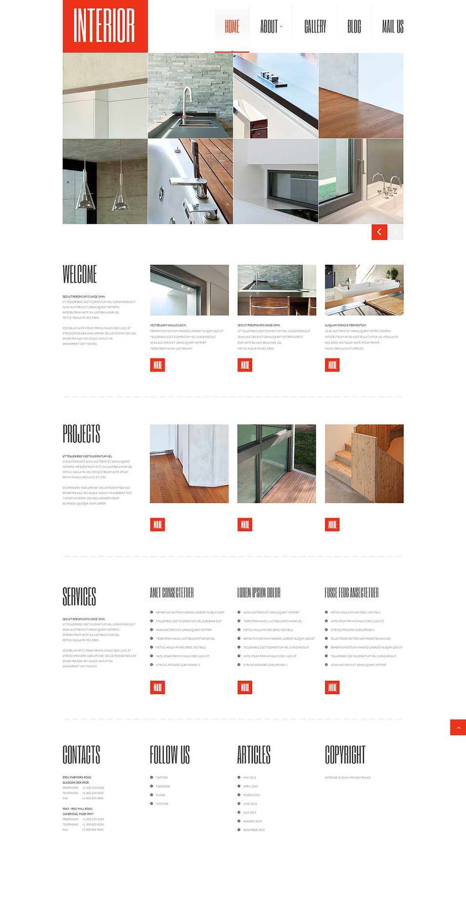 38 Interior Design Website Templates Free Premium 
