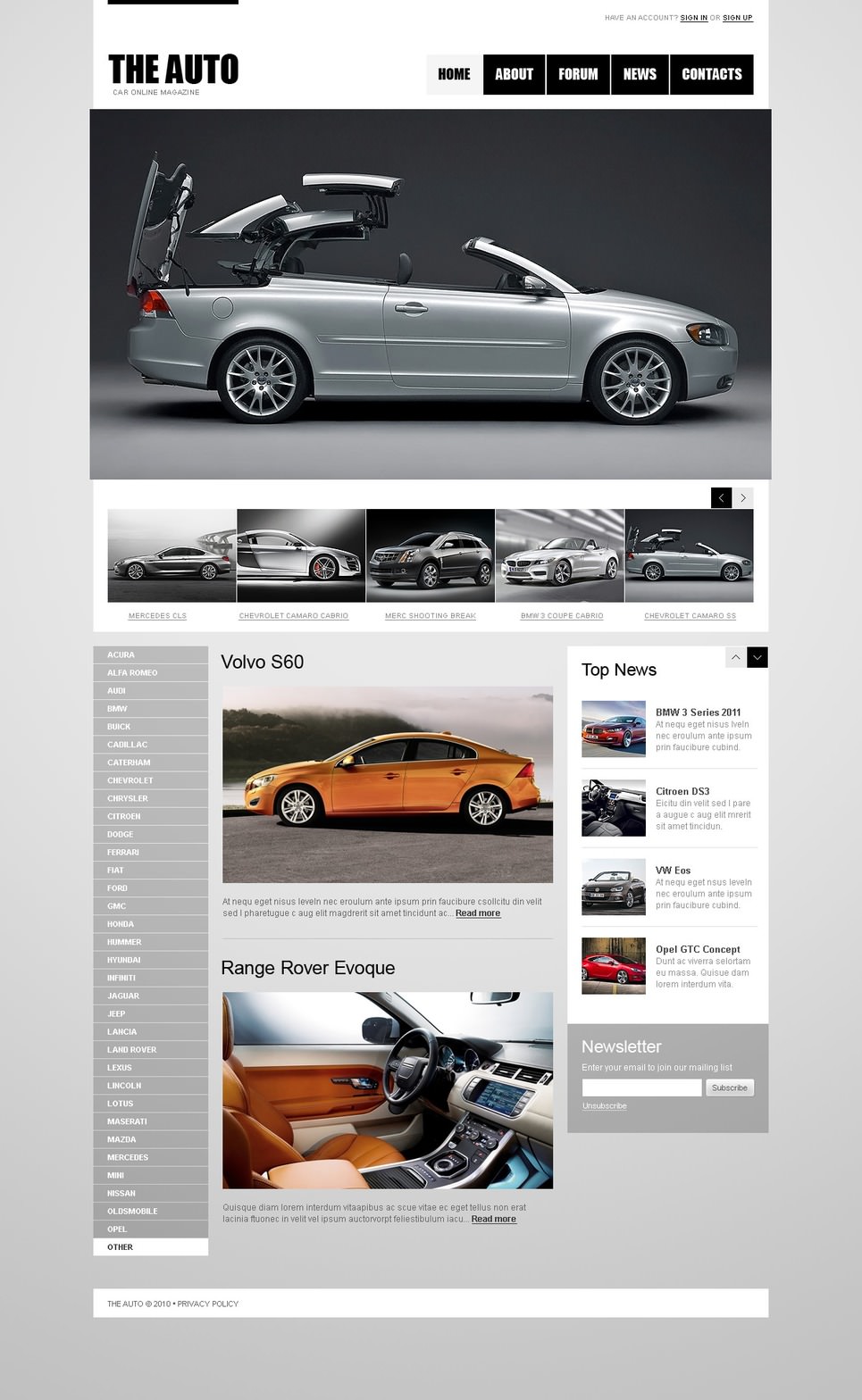 15+ Best Premium Car site Templates Free & Premium Templates