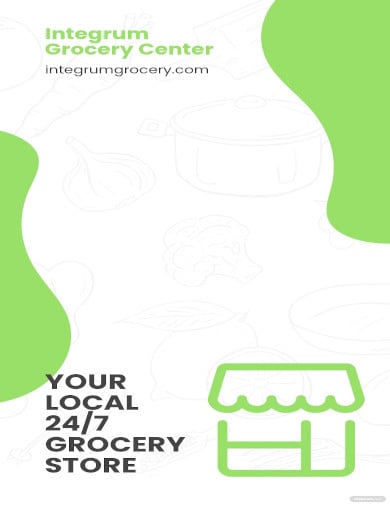 free grocery store snapchat geofilter template