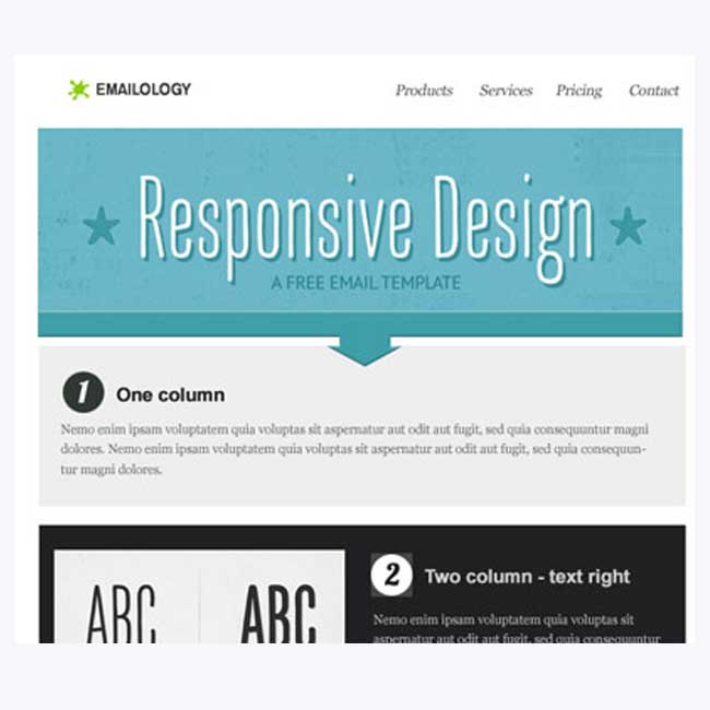 free responsive email template part i