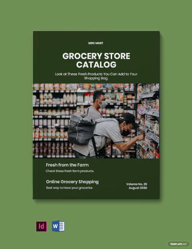 grocery store catalog template