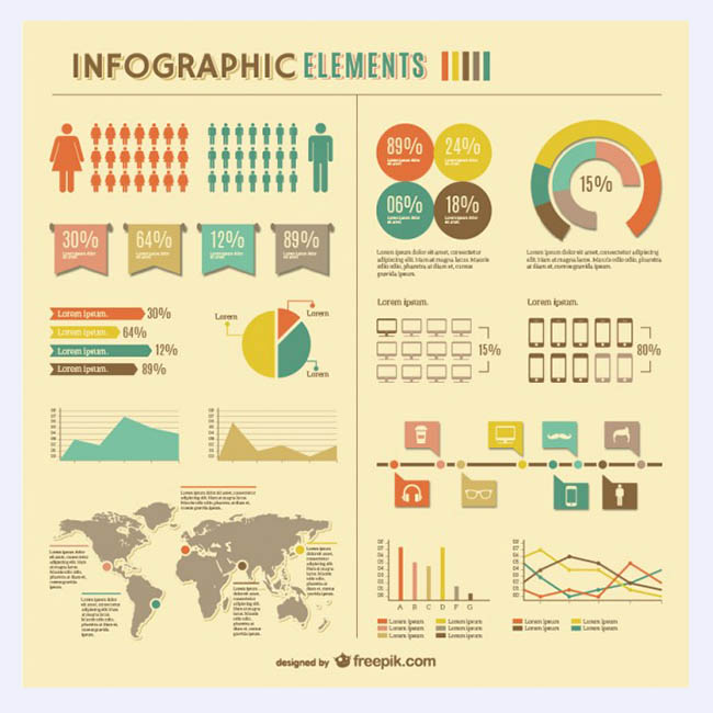 40+ Best and Free Infographic Elements | Free & Premium Templates