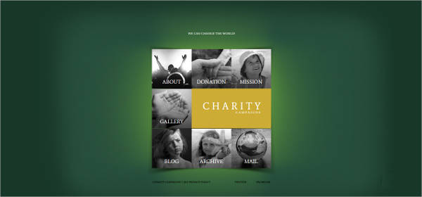non profit charities website design