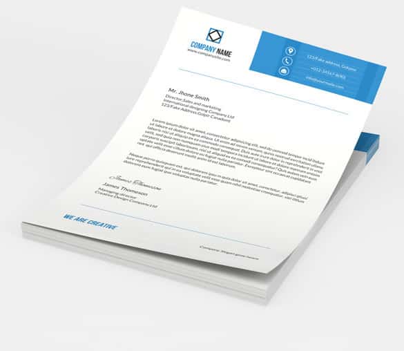 Letterhead for Sales Marketing Manager min