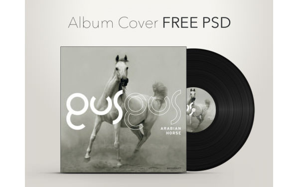 vinyl record album cover graphic psd