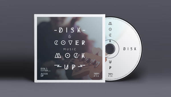 Psd CD Cover Disk Mock Up1