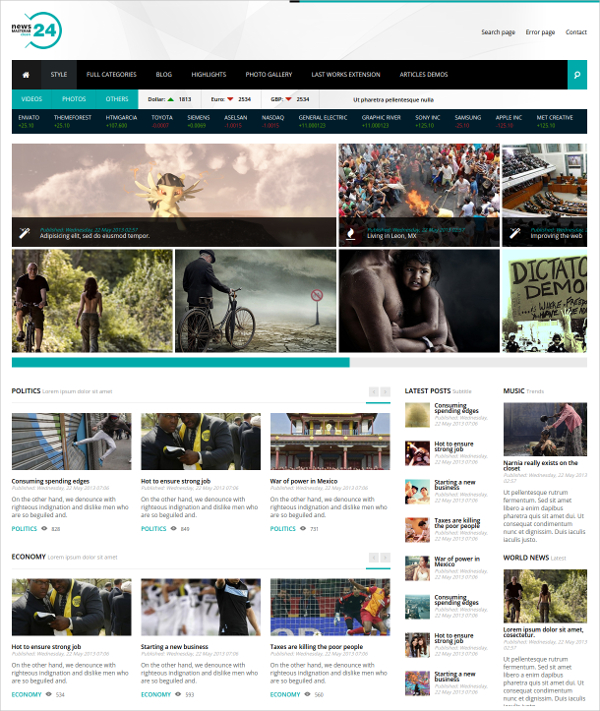 10+ News Joomla Blog Themes & Templates