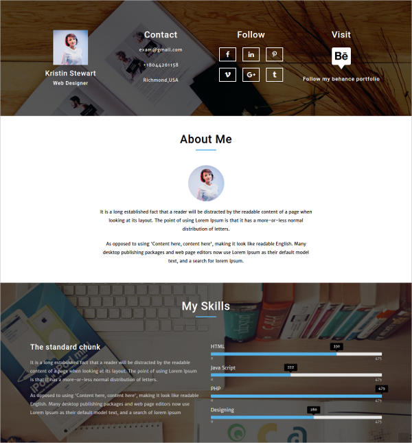 bootstrap template curriculum vitae free 19 free personal website themes templates free bootstrap template curriculum vitae free 19 free personal website themes templates free