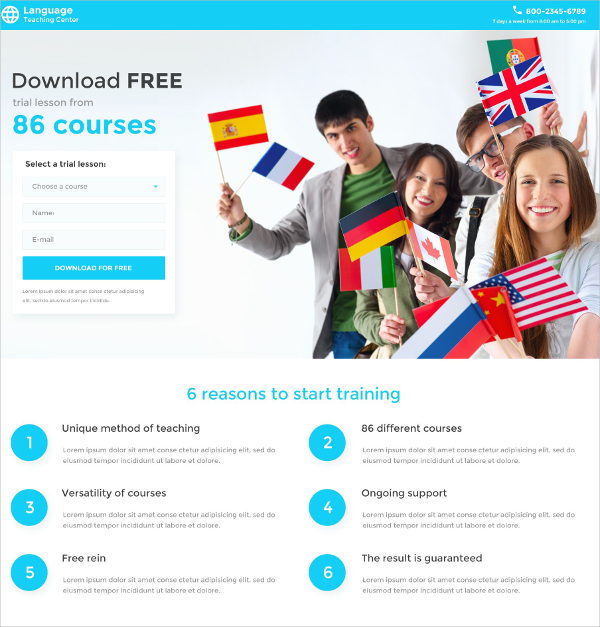 14 Education Landing Page Themes Templates Free Premium Templates