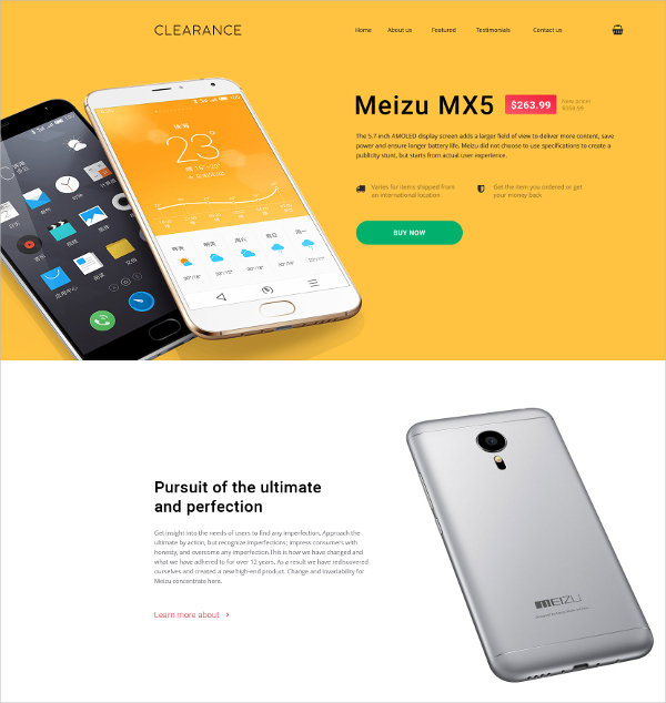 mobile repair service landing page template 13