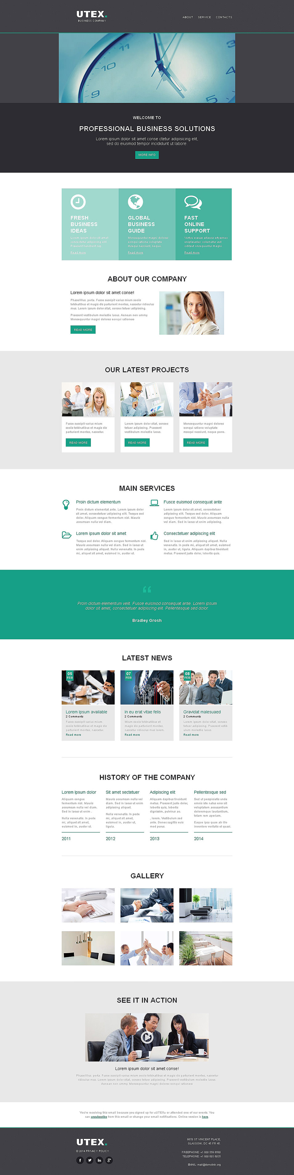 28+ Best Email Newsletter Templates Free PSD, EPS, AI Free