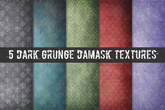 dark grunge damask textures
