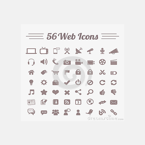 56 web icons