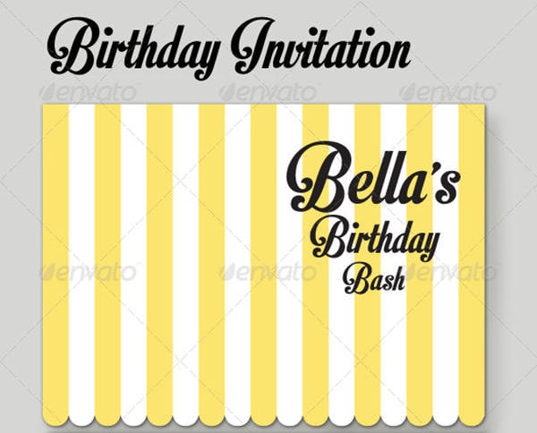 birthday invitation