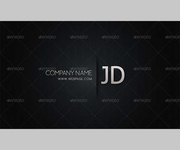 blackish business card