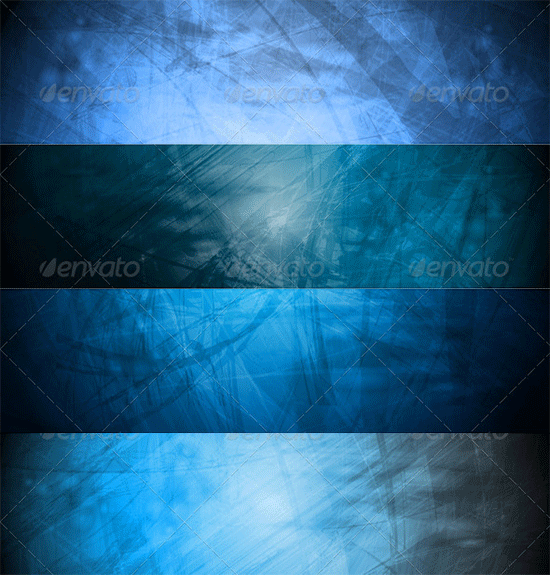 blue textural backgrounds set