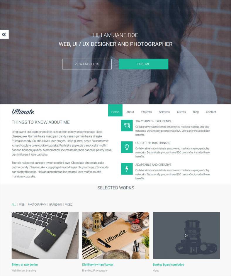 30+ HTML5 Landing Page Themes & Templates