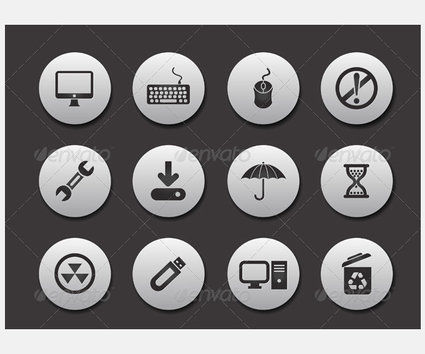 computer icon vector pack