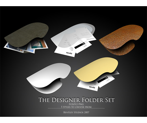designer folder set