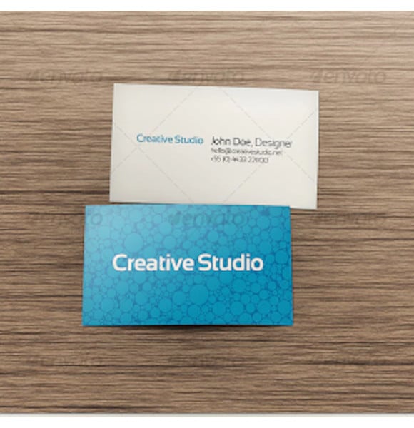 rounded corner double sided business cards