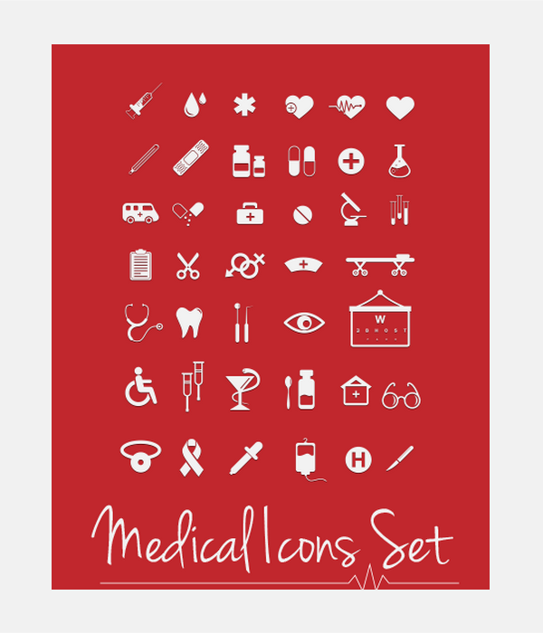 free medical icons set