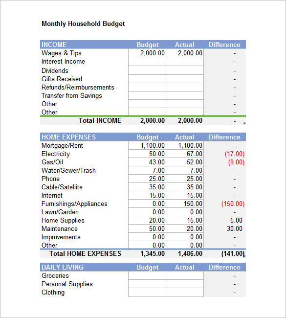 Excel Template - 34+ Excel Documents Download