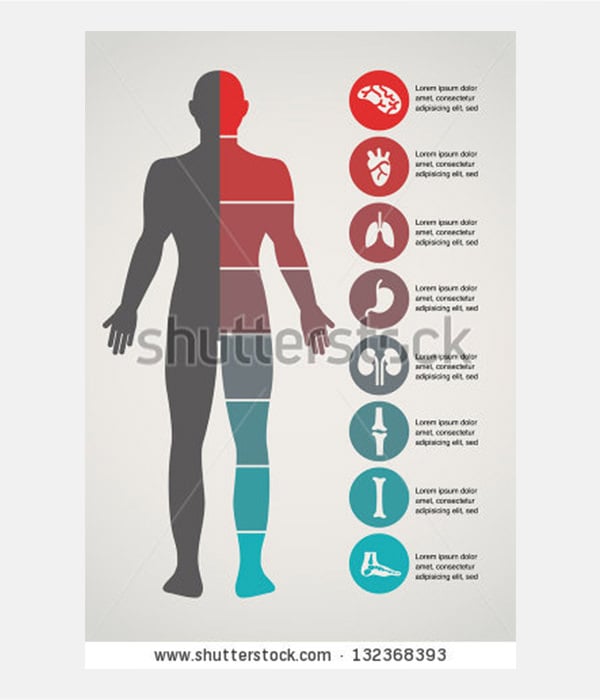 medical health and healthcare icons and data elements