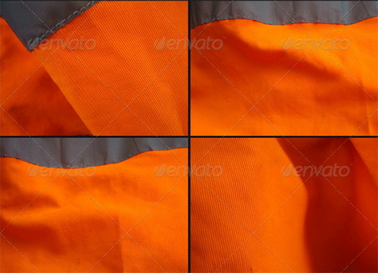orange canvas 4 textures