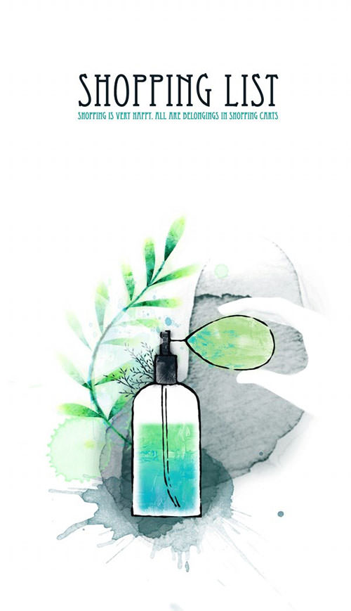 perfume poster design
