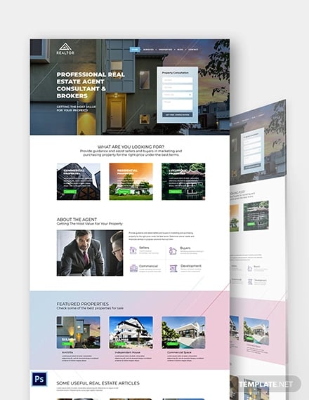 real-estate-agent-realtor-psd-landing-page-template