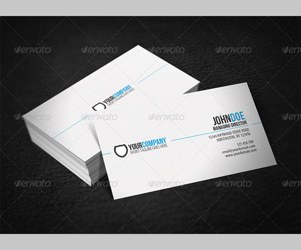 simple professional business card