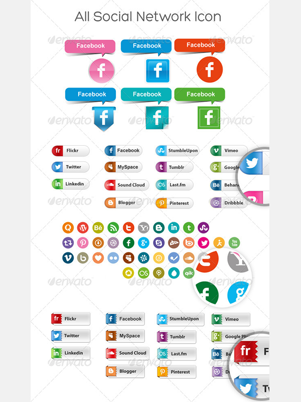 999+ Social Media Icons, Free Social Media Icons 