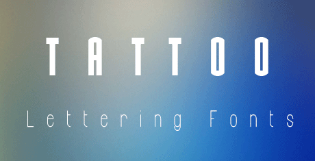 20 best tattoo lettering fonts for download free premium templates