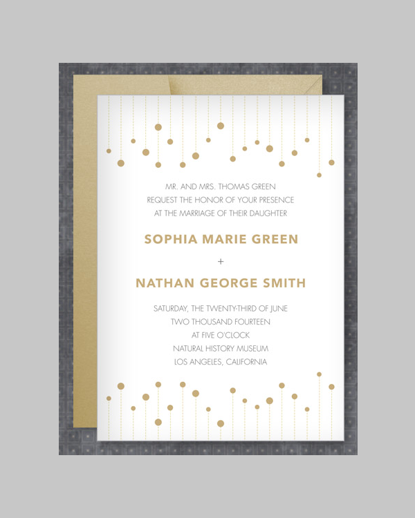 winspear wedding invitation template