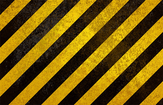 yellow hazard stripes texture